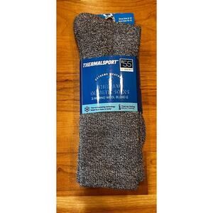 NWT Thermalsport 2 Pack Diabetic Socks Size 8-12 Men’s Gray